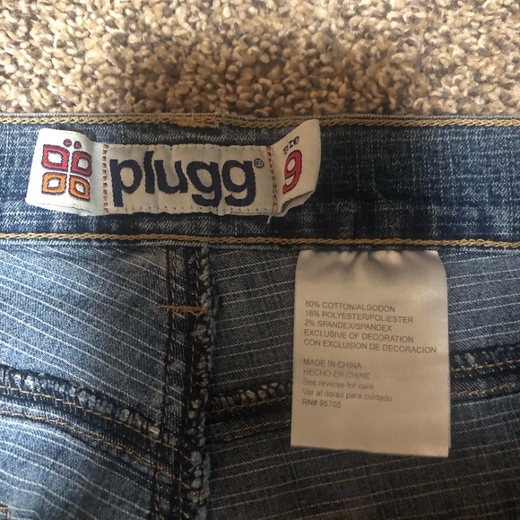 Plugg Women’s Jean Shorts Size 9 Item #PHK2436 - Picture 3 of 3